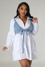 Load image into Gallery viewer, Versatile Denim Dress
